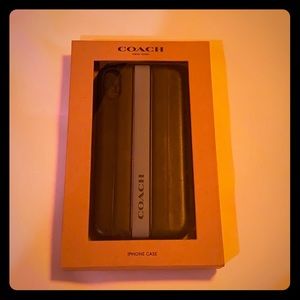 Leather iPhone Coach Case